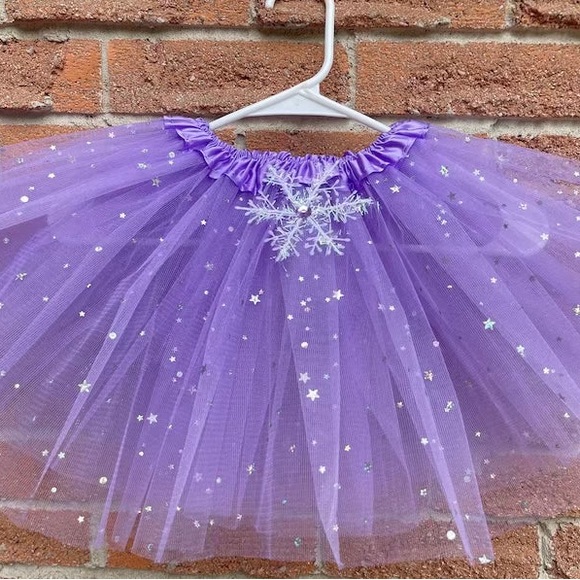 NEW Sparkle Snowflake tutu 4 full layer - Picture 8 of 11